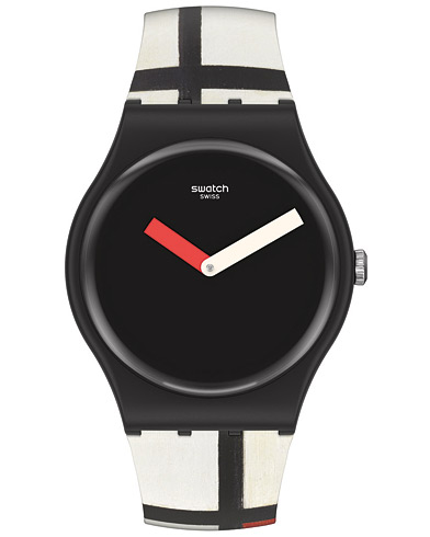 Herr | Swatch | Swatch | Red, Blue and White by Piet Mondrian 