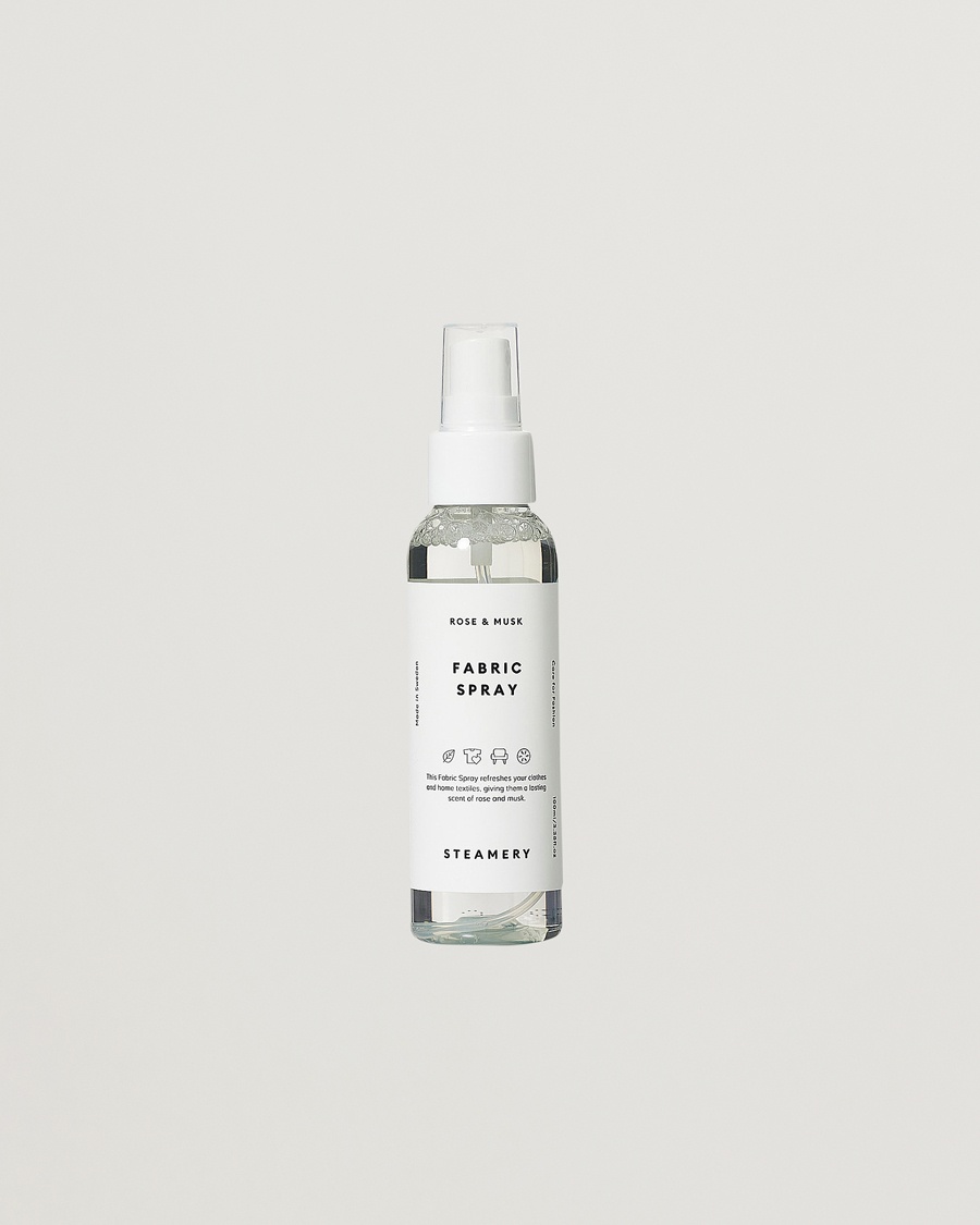 Herr | Tvättmedel och Tvättspray | Steamery | Fabric Spray Rose & Musk 100ml