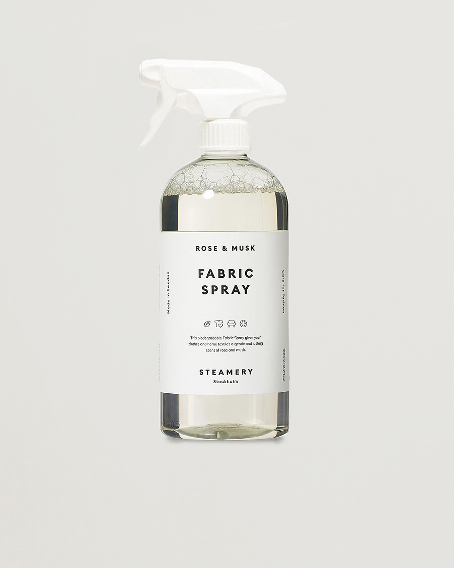 Herr | Tvättmedel och Tvättspray | Steamery | Fabric Spray Rose & Musk 500ml