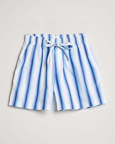 Herr | Pyjamas | Tekla | Poplin Pyjama Shorts Blue Marquee