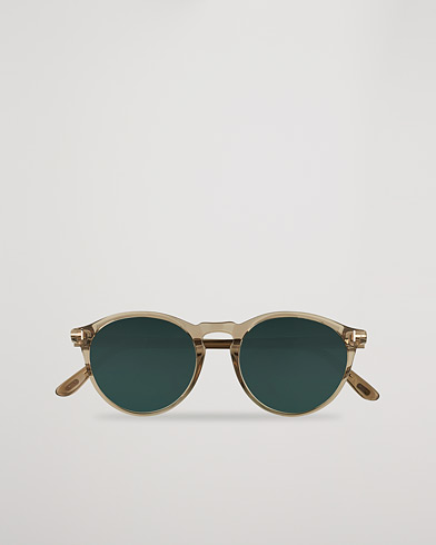 Herr |  | Tom Ford | Aurele Sunglasses Shiny Beige/Blue