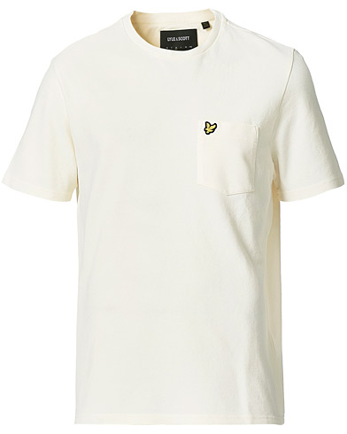 Herr |  | Lyle & Scott | Sandwash Pique T-shirt Off White