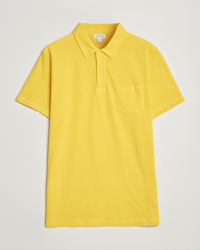 Herr | Kortärmade pikéer | Sunspel | Riviera Polo Shirt Empire Yellow