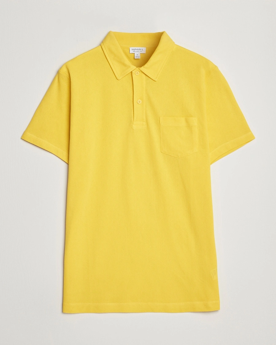 Herr | Realisation | Sunspel | Riviera Polo Shirt Empire Yellow