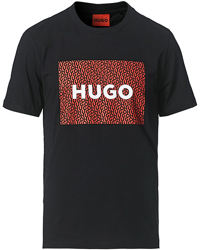 Herr |  | HUGO | Dulive Logo Crew Neck Tee Black