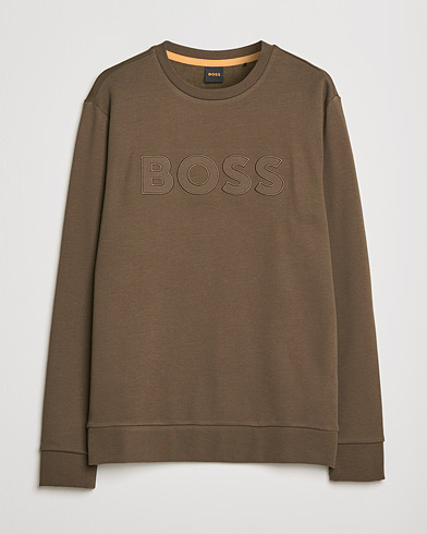 Herr | Sweatshirts | BOSS Casual | Welogocrew Sweatshirt Dark Green