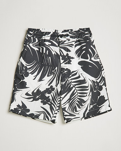 Herr | Shorts | J.Lindeberg | Earl Hibiscus Print Shorts Black/White