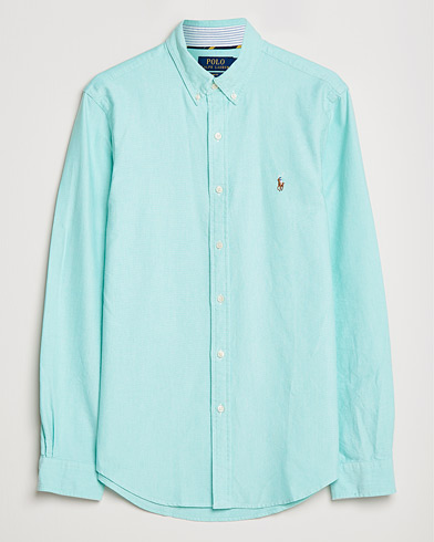 Herr | Oxfordskjortor | Polo Ralph Lauren | Slim Fit Oxford Button Down Shirt Sunset Green