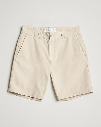 Herr | Chinosshorts | A Day's March | Erie Cotton Chino Shorts Oyster