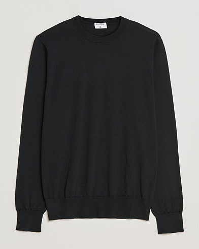 Herr | Filippa K | Filippa K | Merino Round Neck Sweater Black