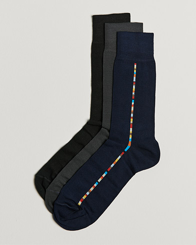 Herr | Vanliga strumpor | Paul Smith | 3-Pack Sock Multi
