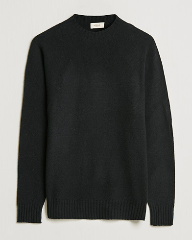 Herr | Pullover rundhals | Altea | Wool/Cashmere Crew Neck Sweater Black