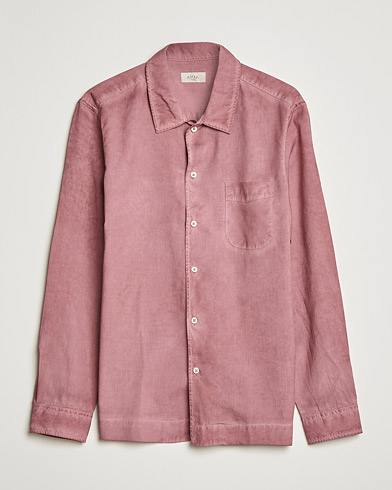 Herr | Casualskjortor | Altea | Garment Dyed Shirt Antique Pink