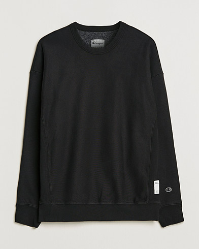 Herr | Active | Champion | Heritage Garment Dyed Sweatshirt Black
