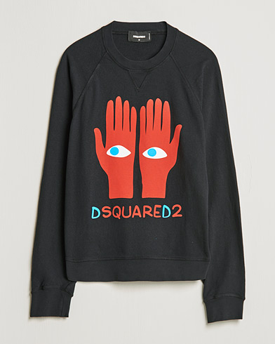 Herr | Dsquared2 | Dsquared2 | Eyes On Hand Sweatshirt Black