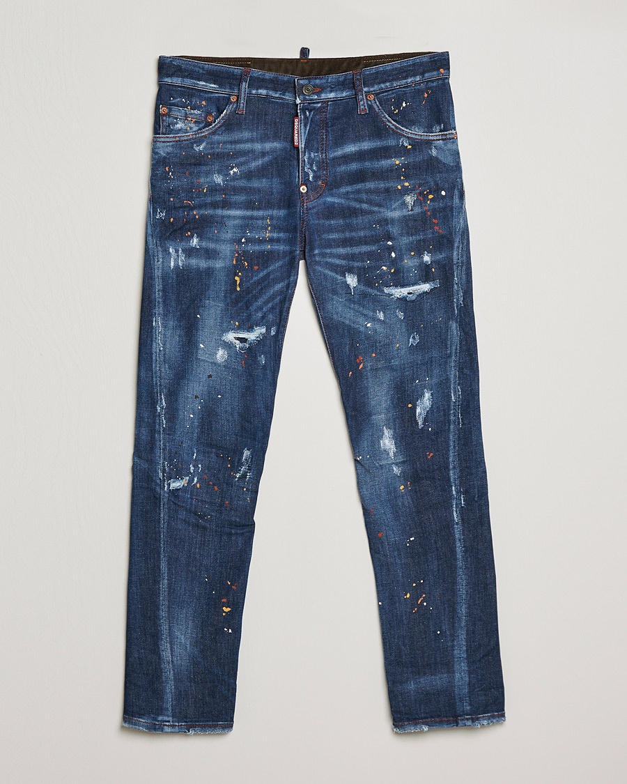 Herr | Dsquared2 | Dsquared2 | Sexy Twist Jeans Deep Blue Wash