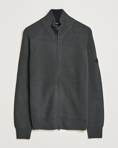 Herr | Zip-tröjor | J.Lindeberg | Kyler Wool Blend Zip  Volcanic Ash
