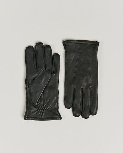 Herr | J.Lindeberg | J.Lindeberg | Milo Leather Glove Black