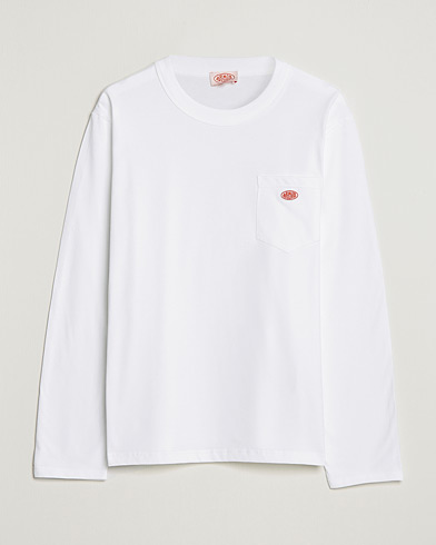 Herr | Långärmade t-shirts | Armor-lux | MC Pouche Longsleeve T-shirt White