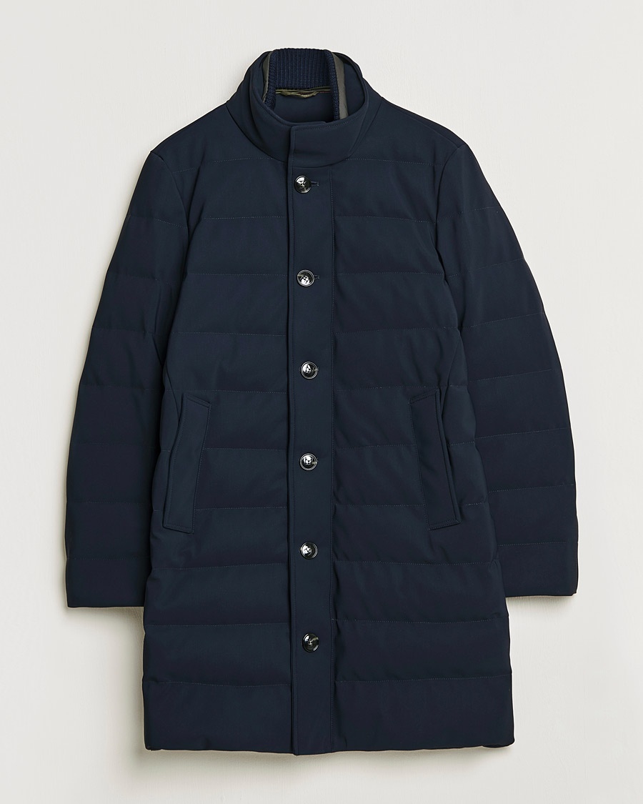Herr | Italian Department | Kiton | Technical Down Coat Navy