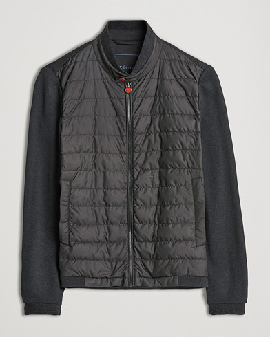 Herr | Nya varumärken | Kiton | Cotton/Cashmere Hybrid Jacket Charcoal