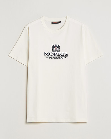 Herr |  | Morris | Trevor Logo T-shirt Off White