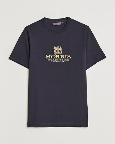 Herr | T-Shirts | Morris | Trevor Logo T-shirt Navy