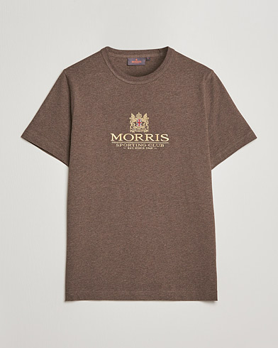 Herr | Kortärmade t-shirts | Morris | Trevor Logo T-shirt Brown