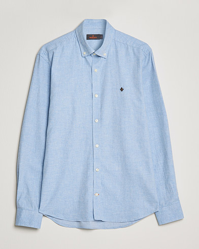 Herr | Flanellskjortor | Morris | Watts Flannel Button Down Shirt Light Blue
