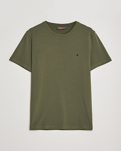 Herr | T-Shirts | Morris | James Crew Neck T-shirt Olive