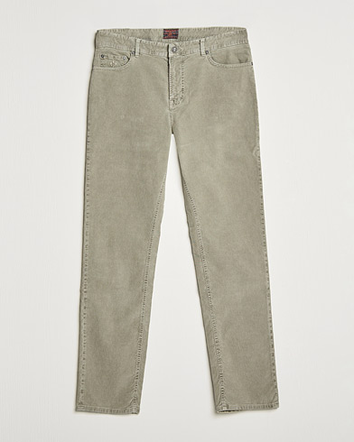 Herr | Manchesterbyxor | Morris | James Corduroy 5-Pocket Pants Khaki Grey