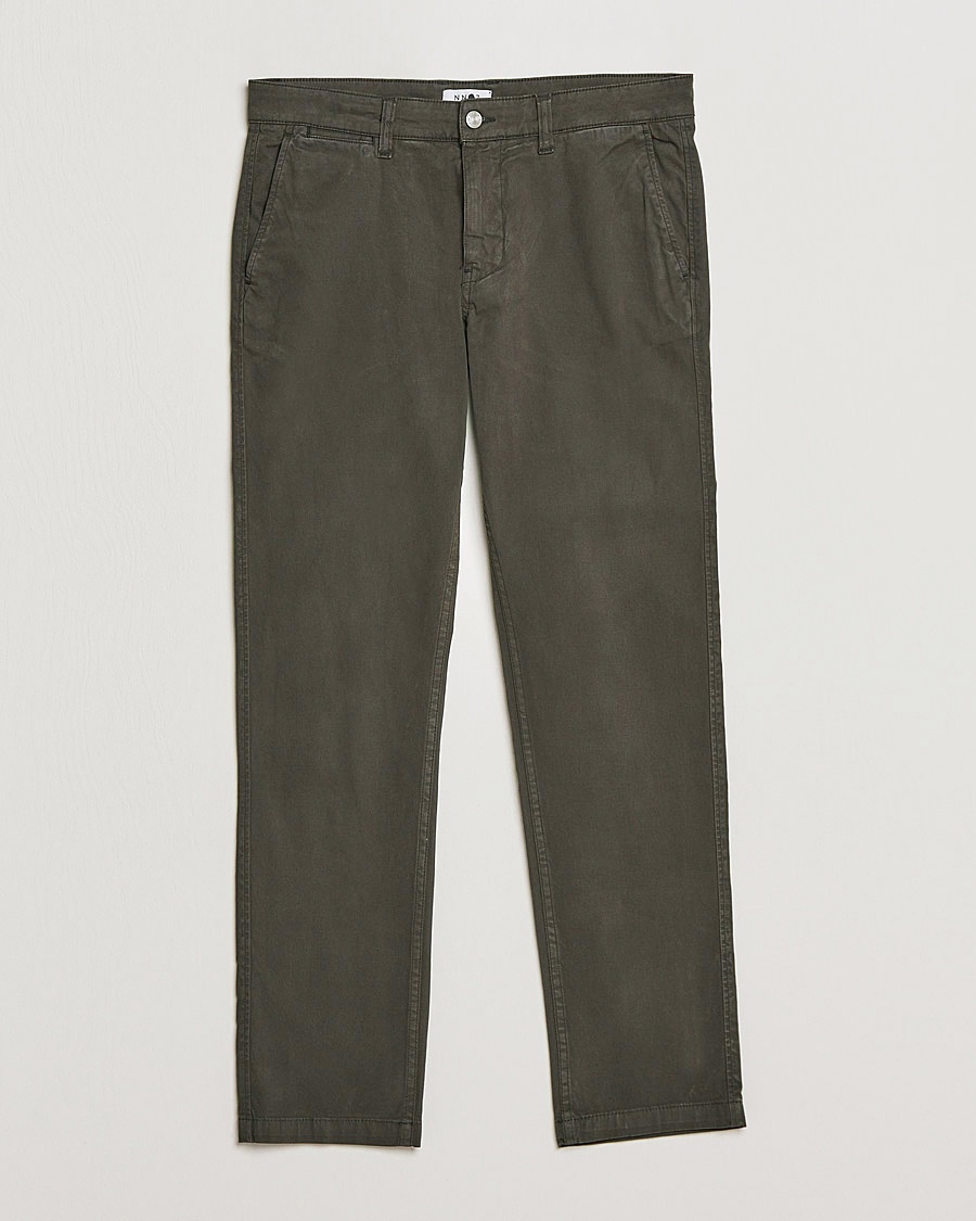 Herr | NN07 | NN07 | Marco Slim Fit Stretch Chinos Dark Green