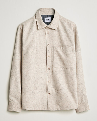 Herr | Skjortjackor | NN07 | Hans Lined Structured Overshirt Khaki