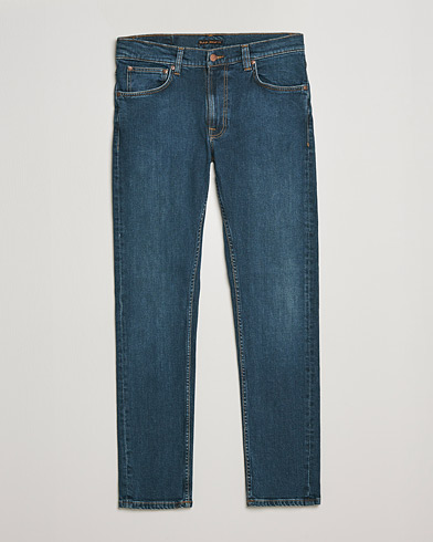 Herr | Jeans | Nudie Jeans | Lean Dean Organic Jeans Blue Rock