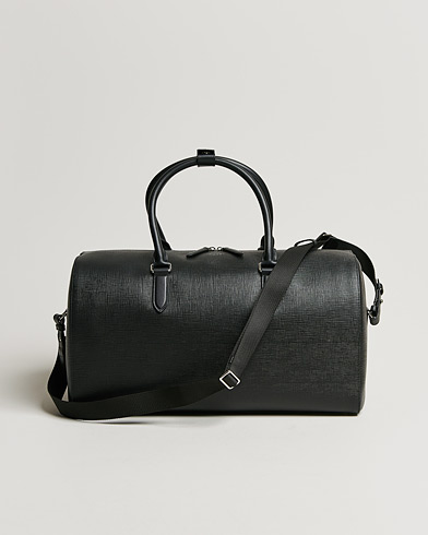 Herr | Weekendbags | Smythson | Panama Leather Weekendbag Black