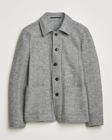 Herr |  | Tiger of Sweden | Gio Knitted Wool Blazer Light Grey