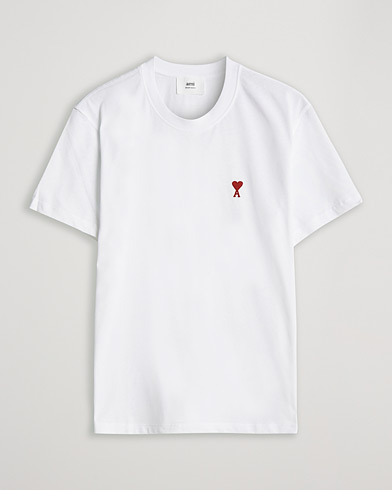 Herr | T-Shirts | AMI | Heart Logo T-Shirt White