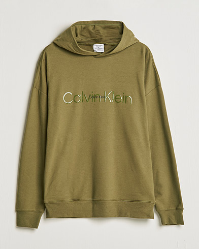 Herr |  | Calvin Klein | Loungewear Logo Hoodie Olive