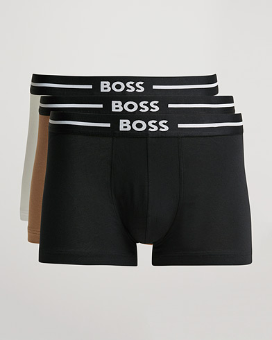 Herr | Wardrobe basics | BOSS | 3-Pack Boxer Trunk Beige/White/Black