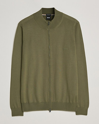 Herr | Full-zip | BOSS BLACK | Balonso Full Zip Sweater Open Green