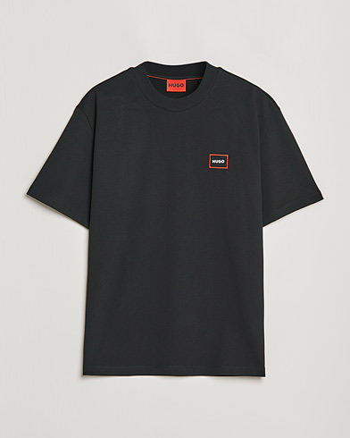 Herr |  | HUGO | Dosmos Logo Crew Neck T-Shirt Black