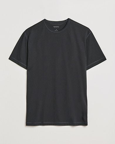 Herr | Svarta t-shirts | Sunspel | Active Tee Black