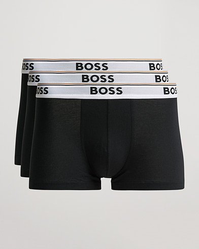 Herr | Kalsonger | BOSS BLACK | 3-Pack Trunk Boxer Shorts Black/White
