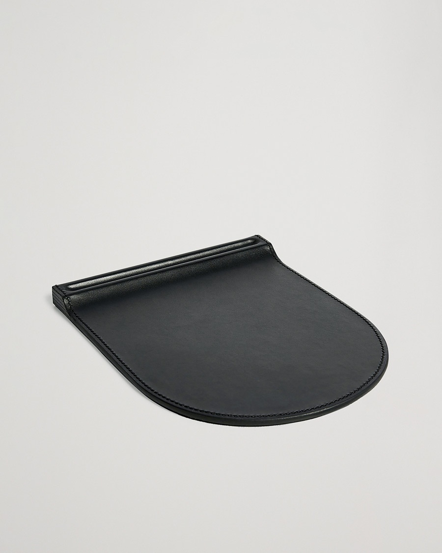 Ralph Lauren Home Brennan Leather Mouse Pad Black – Svart