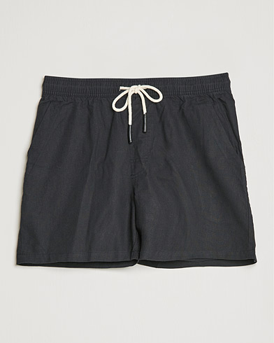 Herr | Shorts | OAS | Linen Shorts Black