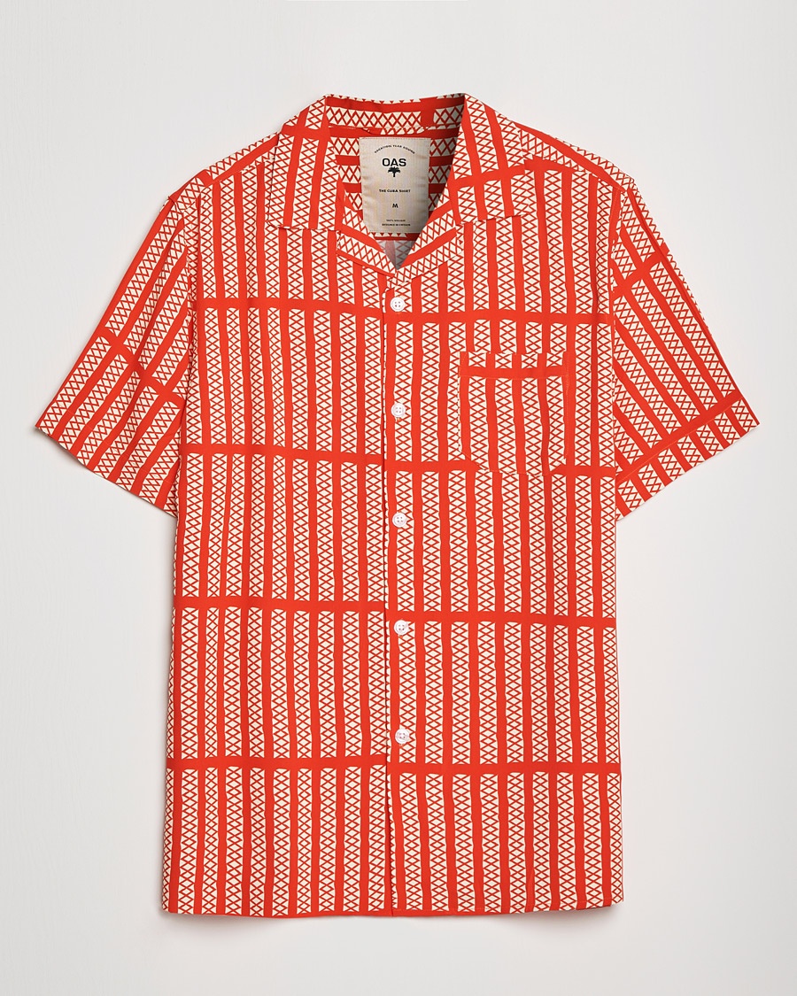  Viscose Resort Short Sleeve Shirt Railway