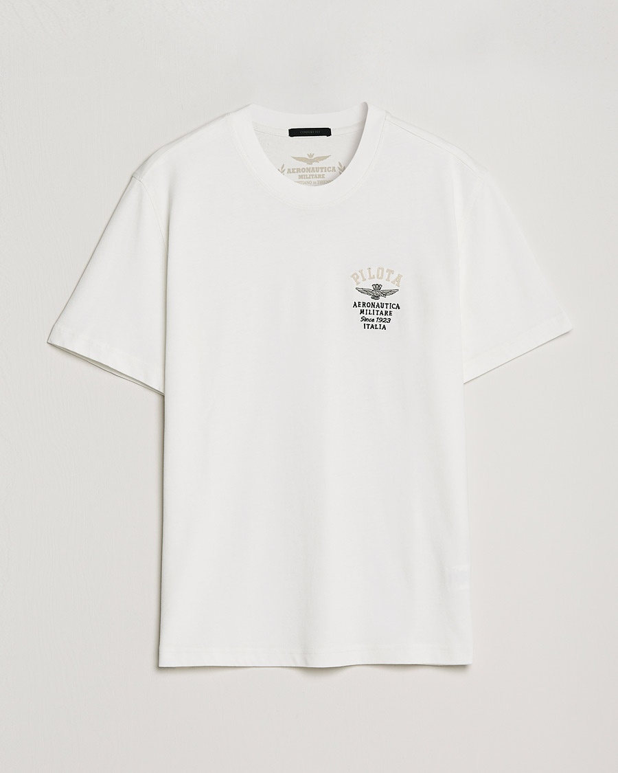 Herr | | Aeronautica Militare | Short Sleeve Tee Off White