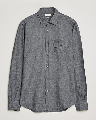 Herr | Jeansskjortor | Slowear | Chambray Work Shirt Grey