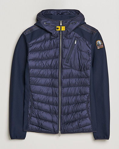 Herr | The Outdoors | Parajumpers | Nolan Hybrid Hooded Jacket Navy