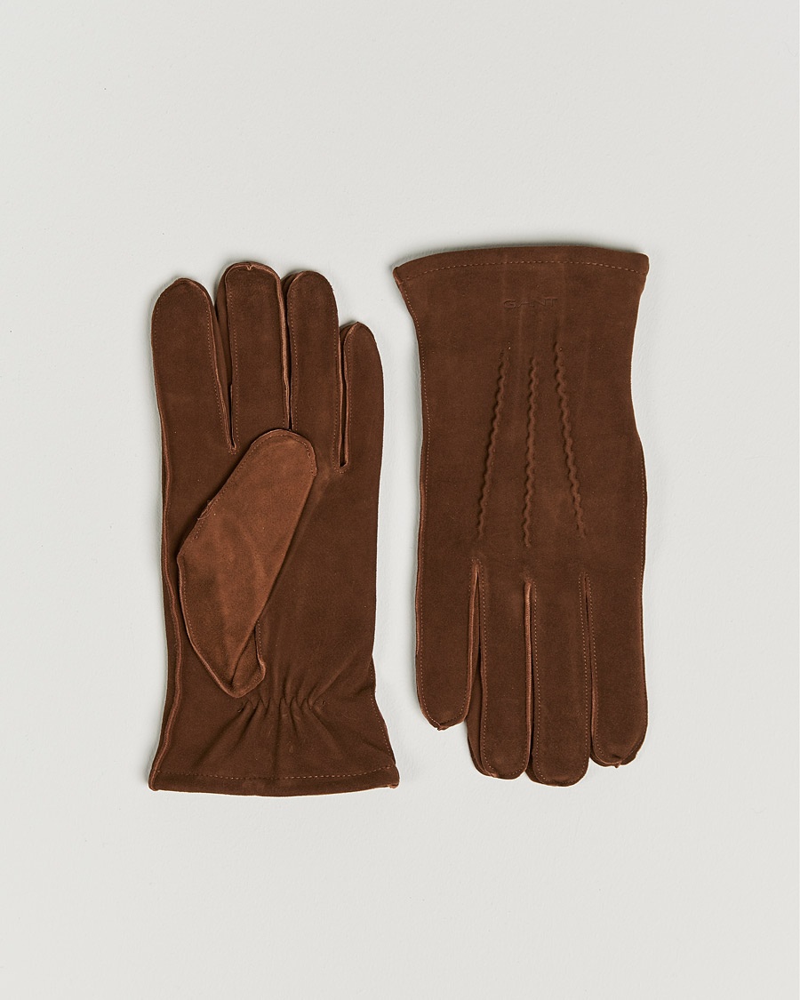 Herr | | GANT | Classic Suede Gloves Clay Brown